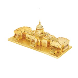 3D 메탈퍼즐 미니 미국 국회의사당/골드